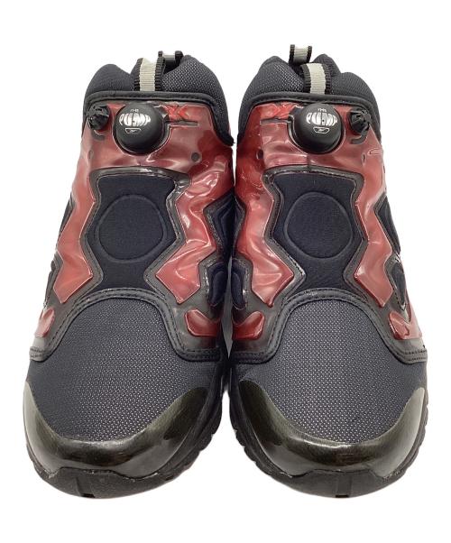 REEBOK（リーボック）REEBOK (リーボック) PUMP RUNNING ブラック×レッド サイズ:27.5cmの古着・服飾アイテム
