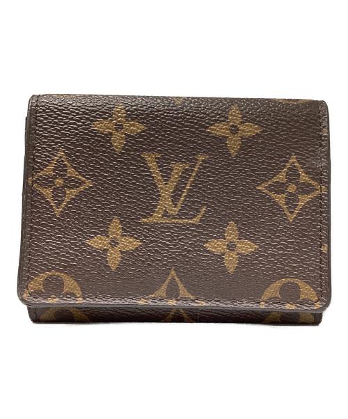 LOUIS VUITTON（ルイ ヴィトン）LOUIS VUITTON (ルイ ヴィトン) アンヴェロップ・カルト・ドゥ・ヴィジット ブラウンの古着・服飾アイテム