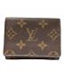 LOUIS VUITTON（ルイ ヴィトン）の古着「アンヴェロップ・カルト・ドゥ・ヴィジット」｜ブラウン