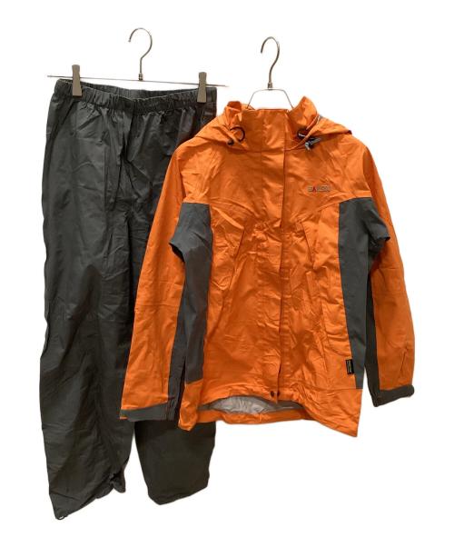 BAILESU（バイレス）BAILESU (バイレス) セットアップレインスーツ オレンジ×グレー サイズ:9の古着・服飾アイテム