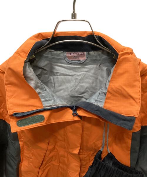 BAILESU（バイレス）BAILESU (バイレス) セットアップレインスーツ オレンジ×グレー サイズ:9の古着・服飾アイテム