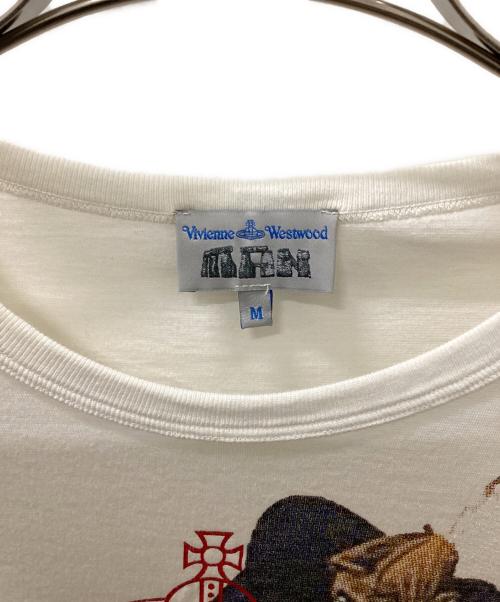 Vivienne Westwood（ヴィヴィアンウエストウッド）Vivienne Westwood (ヴィヴィアンウエストウッド) 00sロングスリーブTシャツ ホワイト サイズ:Ⅿの古着・服飾アイテム