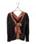 Vivienne Westwood RED LABEL（ヴィヴィアンウエストウッドレッドレーベル）の古着「リボンニットカーディガン」｜ブラウン