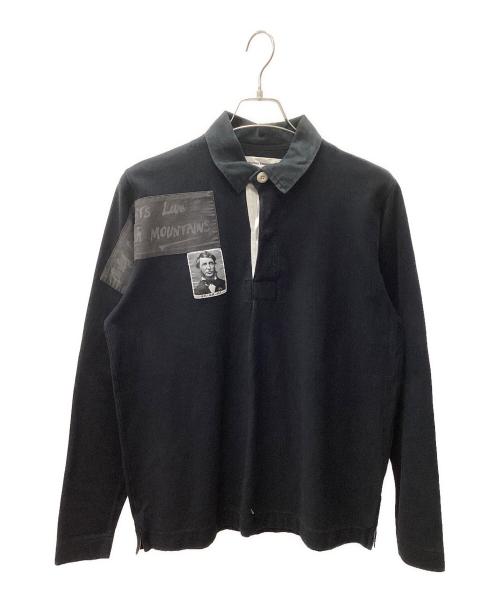 MOUNTAIN RESEARCH（マウンテンリサーチ）MOUNTAIN RESEARCH (マウンテンリサーチ) アナーキーラガーシャツ ブラック サイズ:Mの古着・服飾アイテム