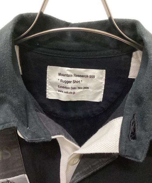 MOUNTAIN RESEARCH（マウンテンリサーチ）MOUNTAIN RESEARCH (マウンテンリサーチ) アナーキーラガーシャツ ブラック サイズ:Mの古着・服飾アイテム