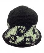 stussyステューシー）の古着「WAVES KNIT BUCKET HAT」