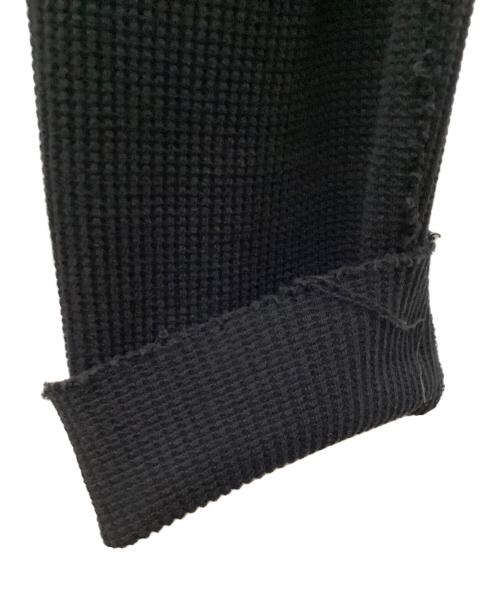 TAKAHIROMIYASHITA TheSoloIst.（タカヒロミヤシタ ザソロイスト）TAKAHIROMIYASHITA TheSoloIst. (タカヒロミヤシタ ザソロイスト) ワッフルニットパンツ ブラック サイズ:48の古着・服飾アイテム