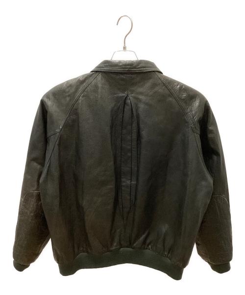 Durkee's Express（ダーキーズ エクスプレス）Durkee's Express (ダーキーズ エクスプレス) レザーフライトジャケット ブラック サイズ:XLの古着・服飾アイテム