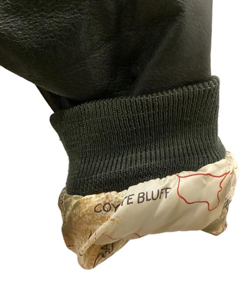 Durkee's Express（ダーキーズ エクスプレス）Durkee's Express (ダーキーズ エクスプレス) レザーフライトジャケット ブラック サイズ:XLの古着・服飾アイテム