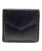 Maison Margielaメゾンマルジェラ）の古着「4ステッチ トリフォールド ミニウォレット」｜ブラック
