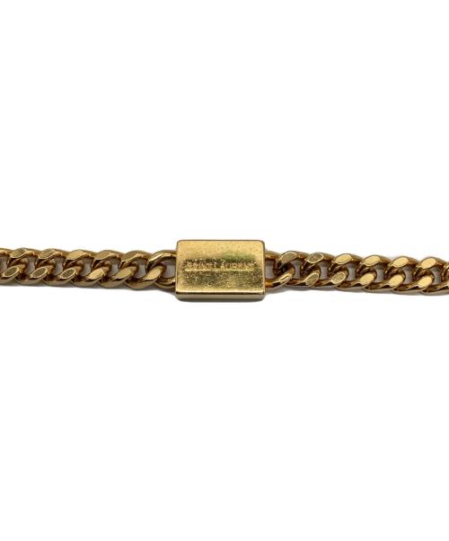 SAINT LAURENT（サンローラン）saint laurent (サンローラン) KATE MEDIUM IN GRAIN DE POUDRE EMBOSSED LEATHER ブラックの古着・服飾アイテム