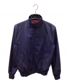 美品 ロンドントラディション ハリントンジャケット ネイビー チェック L 中古・古着通販】LONDON Tradition (ロンドントラディション