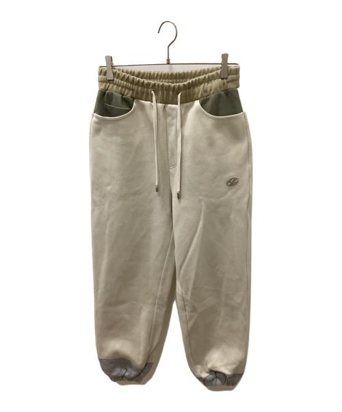 ADER error（アーダーエラー）ADER error (アーダーエラー) BEAMS (ビームス) 22SS 切替スウェットパンツ ベージュ サイズ:A1の古着・服飾アイテム