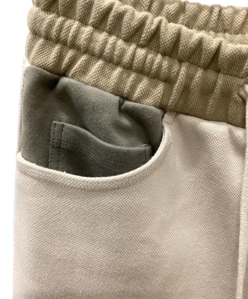 ADER error（アーダーエラー）ADER error (アーダーエラー) BEAMS (ビームス) 22SS 切替スウェットパンツ ベージュ サイズ:A1の古着・服飾アイテム