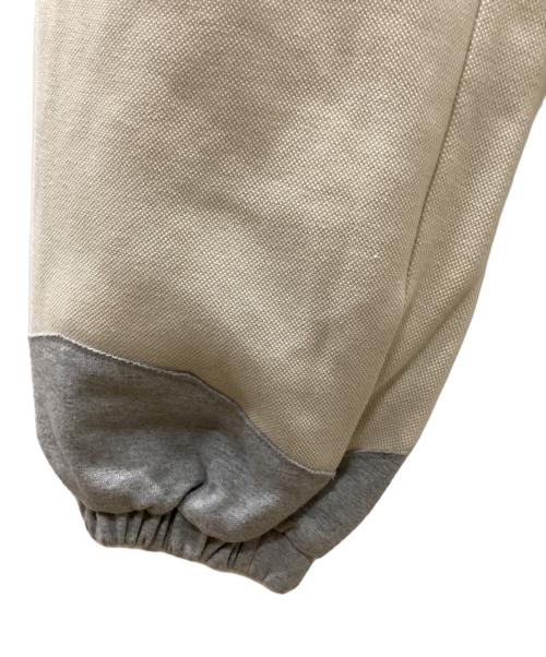 ADER error（アーダーエラー）ADER error (アーダーエラー) BEAMS (ビームス) 22SS 切替スウェットパンツ ベージュ サイズ:A1の古着・服飾アイテム