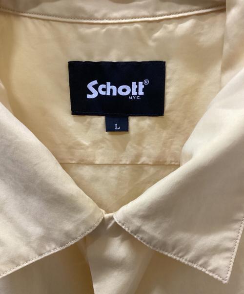 Schott（ショット）Schott (ショット) BOWLING SHIRT イエロー サイズ:Lの古着・服飾アイテム