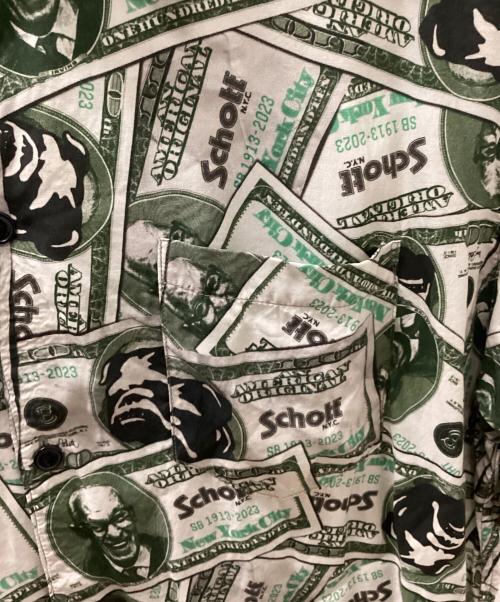 Schott（ショット）Schott (ショット) S/S SHIRT $110 PATTERNED グリーン サイズ:XLの古着・服飾アイテム