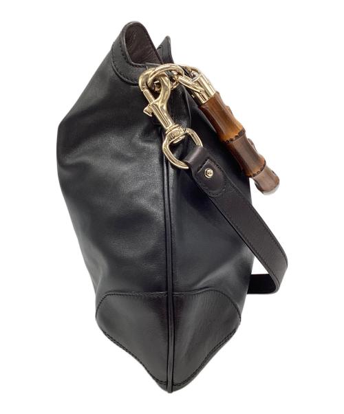 GUCCI（グッチ）GUCCI (グッチ) 2WAYショルダーバッグ ブラックの古着・服飾アイテム
