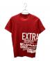 DSQUARED2（ディースクエアード）の古着「DSQUARED2ロゴプリント付Tシャツ」｜レッド