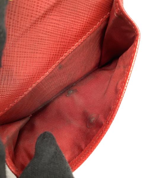 PRADA（プラダ）PRADA (プラダ) コンパクト財布 レッドの古着・服飾アイテム