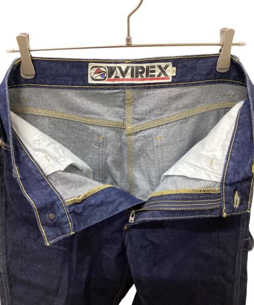 AVIREX（アヴィレックス）AVIREX (アヴィレックス) ペインターデニムパンツ インディゴ サイズ:Ⅿの古着・服飾アイテム