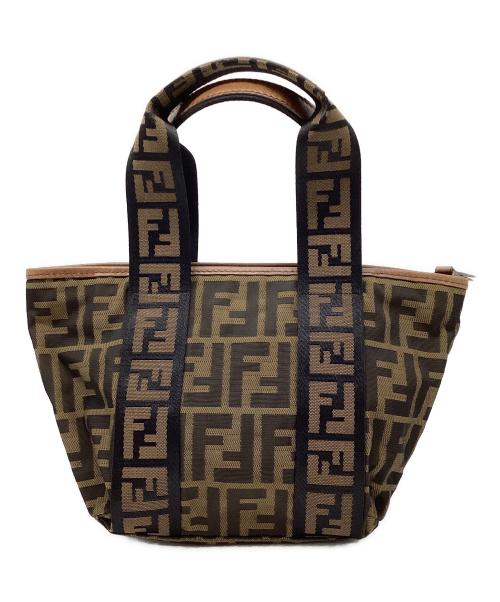 FENDI（フェンディ）FENDI (フェンディ) 00sオールドハンドバッグ ブラウンの古着・服飾アイテム