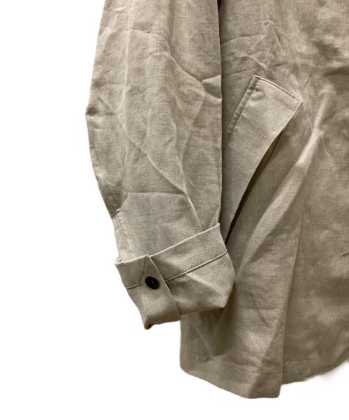 NEXUSVII（ネクサスセブン）NEXUSVII (ネクサスセブン) リネンテーラードジャケット アイボリー サイズ:Mの古着・服飾アイテム