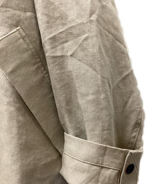 NEXUSVII（ネクサスセブン）NEXUSVII (ネクサスセブン) リネンテーラードジャケット アイボリー サイズ:Mの古着・服飾アイテム