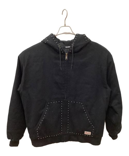 X-LARGE（エクストララージ）X-LARGE (エクストララージ) STUDDED フーディー ワークジャケット ブラック サイズ:XLの古着・服飾アイテム