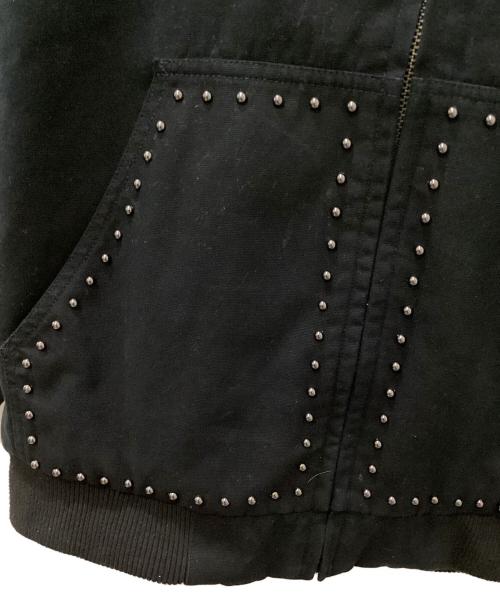 X-LARGE（エクストララージ）X-LARGE (エクストララージ) STUDDED フーディー ワークジャケット ブラック サイズ:XLの古着・服飾アイテム