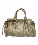 MIU MIUミュウミュウ）の古着「ヴィッテロリュックス」｜アイボリー