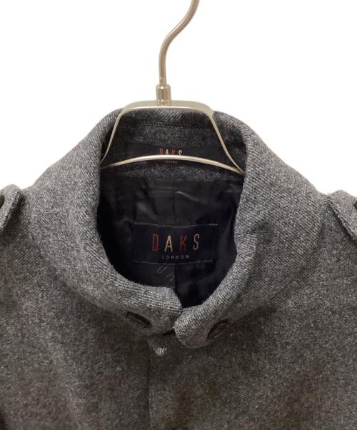 DAKS LONDON（ダックスロンドン）DAKS LONDON (ダックスロンドン) ウールコート グレー サイズ:Lの古着・服飾アイテム