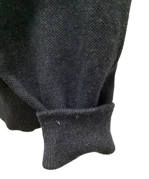 crepuscule（クレプスキュール）crepuscule (クレプスキュール) Light Moss Stitch Half-Zip ブラック サイズ:2の古着・服飾アイテム