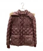 HAMNETTハムネット）の古着「キルティングダウンジャケット」｜パープル