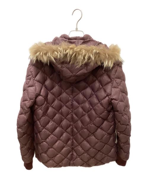 HAMNETT（ハムネット）HAMNETT (ハムネット) キルティングダウンジャケット パープル サイズ:Mの古着・服飾アイテム