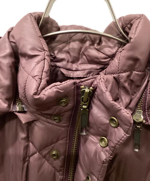 HAMNETT（ハムネット）HAMNETT (ハムネット) キルティングダウンジャケット パープル サイズ:Mの古着・服飾アイテム