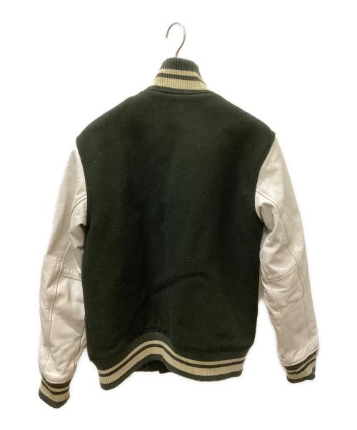 Columbia（コロンビア）Columbia (コロンビア) 袖革アンボイヒル ジャケット モスグリーン×ホワイト サイズ:Sの古着・服飾アイテム