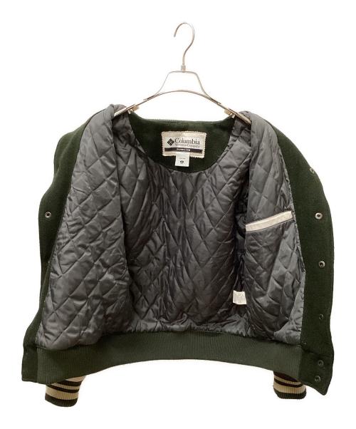 Columbia（コロンビア）Columbia (コロンビア) 袖革アンボイヒル ジャケット モスグリーン×ホワイト サイズ:Sの古着・服飾アイテム