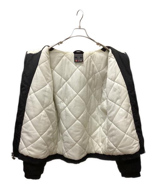 adidas（アディダス）adidas (アディダス) 80s-90s フーテッドジャケット ホワイト×ブラック サイズ:Mの古着・服飾アイテム