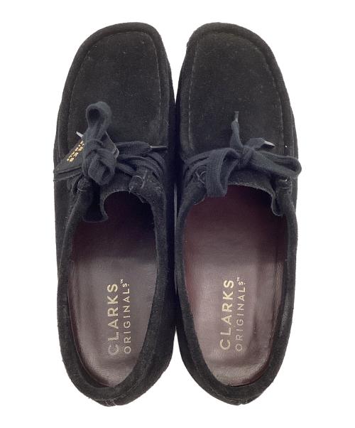 CLARKS（クラークス）CLARKS (クラークス) ワラビーシューズ ブラック サイズ:27.5cmの古着・服飾アイテム