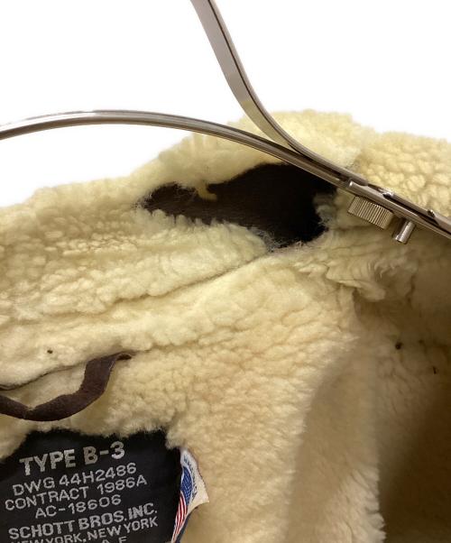 Schott（ショット）Schott (ショット) B-3ジャケット ブラウン サイズ:Mの古着・服飾アイテム