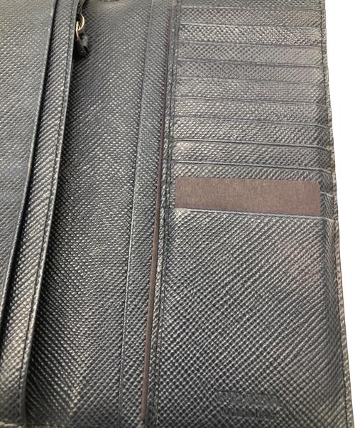 PRADA（プラダ）PRADA (プラダ) 長財布 ネイビーの古着・服飾アイテム