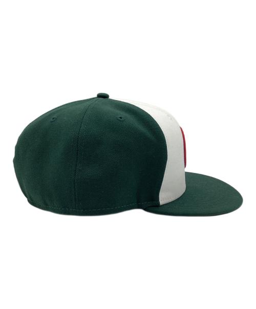 New Era（ニューエラ）New Era (ニューエラ) MLBオンフィールド CITY CONNECT コロラド・ロッキーズ グリーン×ホワイト サイズ:7　7/8(62.5cm）の古着・服飾アイテム
