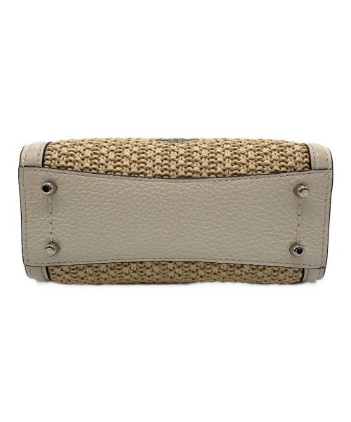 COACH（コーチ）COACH (コーチ) 2WAYショルダーポーチ ベージュ×ホワイトの古着・服飾アイテム