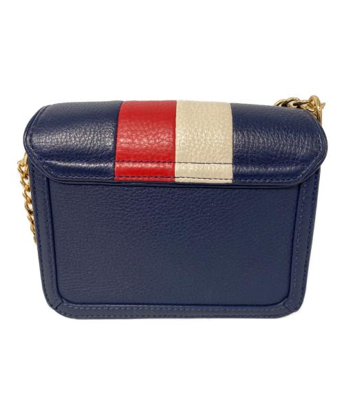 TORY BURCH（トリーバーチ）TORY BURCH (トリーバーチ) チェーンミニショルダーバッグ ネイビーの古着・服飾アイテム