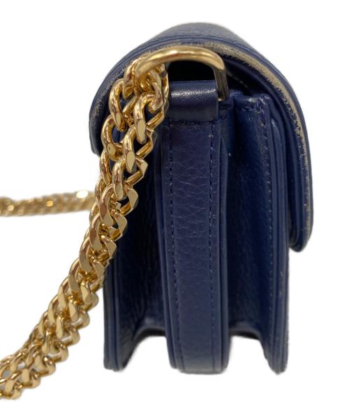TORY BURCH（トリーバーチ）TORY BURCH (トリーバーチ) チェーンミニショルダーバッグ ネイビーの古着・服飾アイテム
