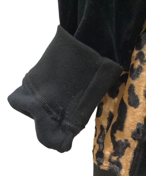 WTAPS（ダブルタップス）WTAPS (ダブルタップス) ベロアジップパーカー ブラック×ブラウン サイズ:Mの古着・服飾アイテム