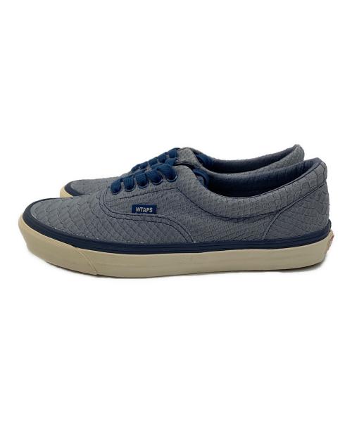 WTAPS（ダブルタップス）WTAPS (ダブルタップス) VANS (バンズ) パイソン型押しスニーカー ブルー サイズ:27cmの古着・服飾アイテム