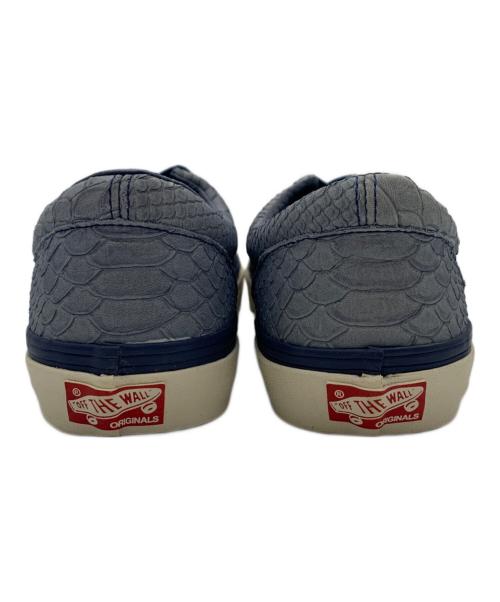 WTAPS（ダブルタップス）WTAPS (ダブルタップス) VANS (バンズ) パイソン型押しスニーカー ブルー サイズ:27cmの古着・服飾アイテム