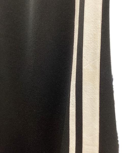 HARDY NOIR（アルディーノアール）HARDY NOIR (アルディーノアール) ジャージサイドラインフレアスカート 2 ブラック サイズ:表記無しの古着・服飾アイテム